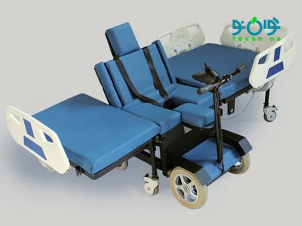 نگهداری و تمیز کردن اجزای جانبی تخت بیمارستانی