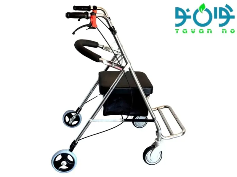خرید رولیتور واکر چهار چرخ 9146 زیرپایی دار
