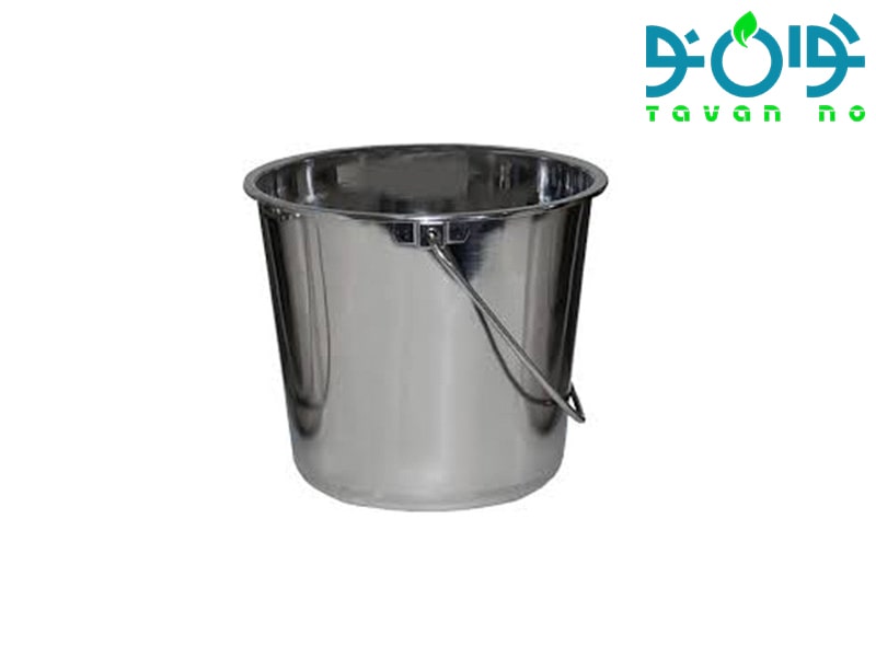 سطل استیل پزشکی ججم 12 لیتر