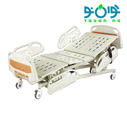 تخت سه شکن برقی لگن خور با تنظیم ارتفاع (موتور ریچمت)