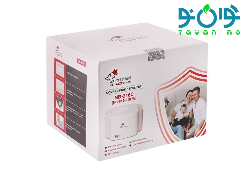 دستگاه نبولایزر خانگی و بیمارستانی زنیتمد مدل nb-216