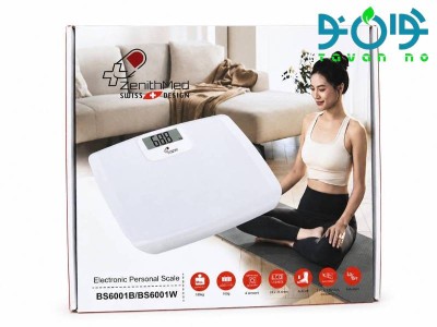 ترازو دیجیتال زنیت‌مد مدل BS6001B/BS6001W