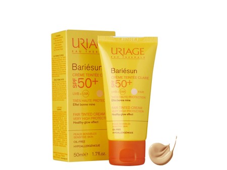 کرم ضد آفتاب فاقد چربی اوریاژ مدل Bariesun با +SPF 50 حجم 50 میل - بژ روشن