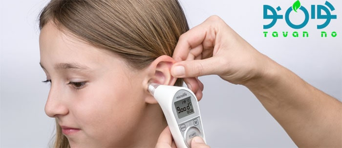 خرید تب سنج دیجتالی لیزری گوش و پیشانی کودکان و بزرگسالان